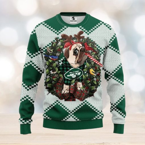 New York Jets Pub Dog Xmas Ugly Christmas Sweater Best Christmas Gift Ideas