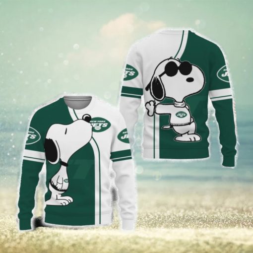 New York Jets Shop Champion Team 3D Sweater Christmas For Fan Gift