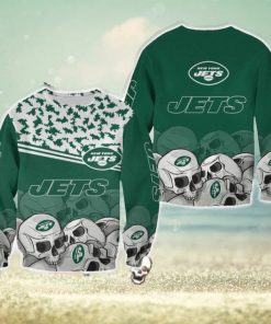 New York Jets Skull Holidaywear Halloween Ugly Sweater For Men And Women Gift Christmas