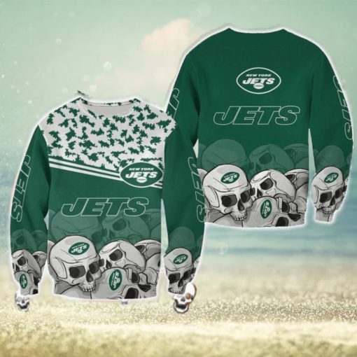 New York Jets Skull Holidaywear Halloween Ugly Sweater For Men And Women Gift Christmas