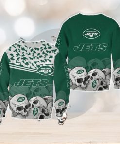 New York Jets Skull Holidaywear Halloween Ugly Sweater For Men And Women Gift Christmas