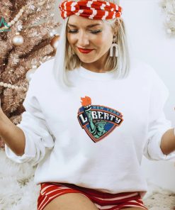 New York Liberty Fanatics Branded Heathered Gray Primary Logo Plus Size Shirt