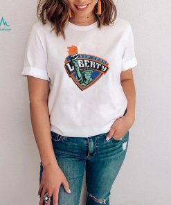 New York Liberty Fanatics Branded Heathered Gray Primary Logo Plus Size Shirt