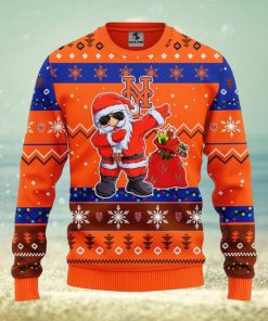 New York Mets Dabbing Santa Claus Xmas Ugly Christmas Sweater Best Christmas Gift Ideas