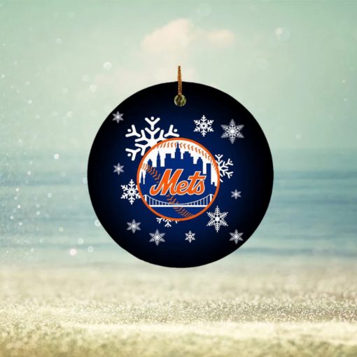 New York Mets MLB Custom Name 2023 Holiday Gifts Christmas Decorations Ornament