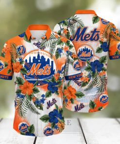 New York Mets Short Sleeve Button Up Tropical Aloha, 55% OFF