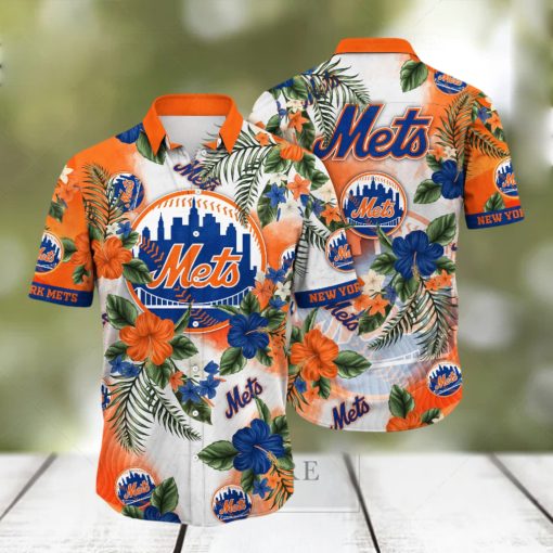 New York Mets MLB Hawaiian Shirt Hot Seasontime Aloha Shirt