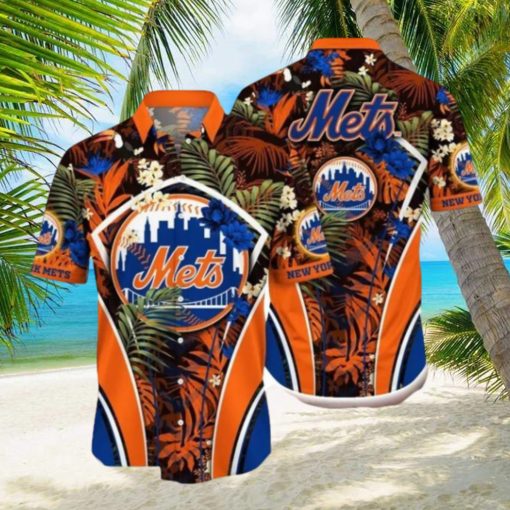 New York Mets Mlb Flower Hawaii Shirt For Fans