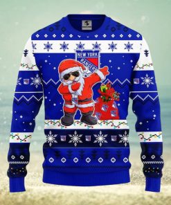 New York Rangers Dabbing Santa Claus Xmas Ugly Christmas Sweater Best Christmas Gift Ideas