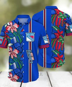 New York Rangers NHL Hawaiian Shirt Sunshine Aloha Shirt