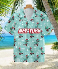 New York T rex Dinosaur Hawaiian Shirt For Men And Women