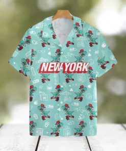 New York T rex Dinosaur Hawaiian Shirt For Men And Women