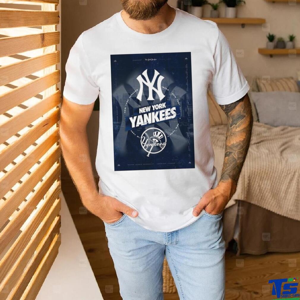 New York Yankees City Skyline Poster Shirt New York Yankees City Skyline Poster Shirt