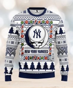 New York Yankees Grateful Dead Ugly Christmas Sweater Men And Women Sport Fans Gift