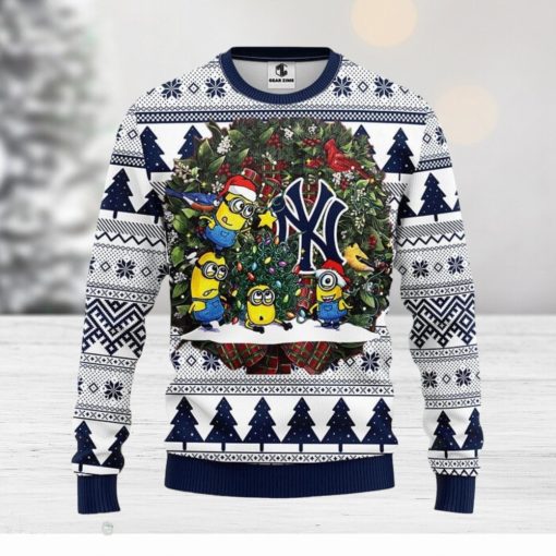 New York Yankees Minion Christmas Ugly Sweater Christmas Gift For Fans Party Hoiliday Gift