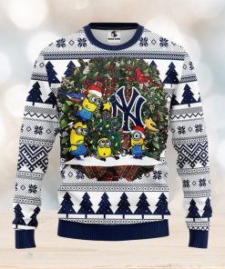 New York Yankees Minion Christmas Ugly Sweater Christmas Gift For Fans Party Hoiliday Gift