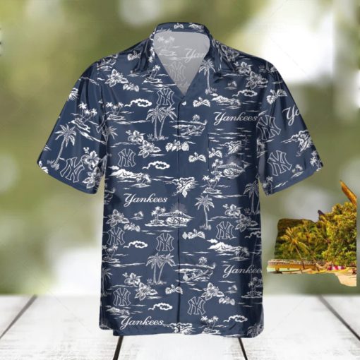 New York Yankees Plus Size 3D Hawaiian Shirt Best For Fans Beach Gift For Men And Women