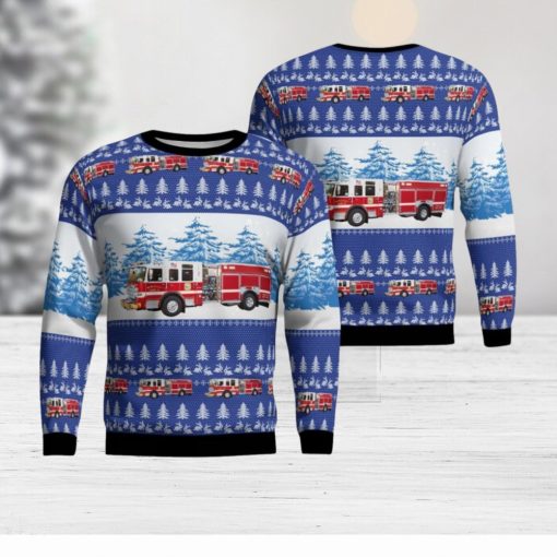 Newark, Delaware, Aetna Hose Hook & Ladder Company AOP Ugly Sweater