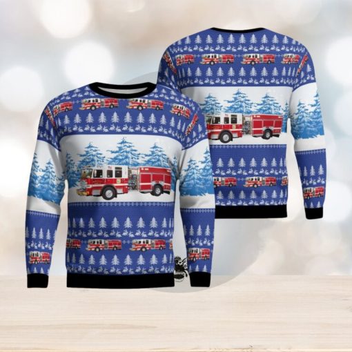 Newark, Delaware, Aetna Hose Hook & Ladder Company AOP Ugly Sweater