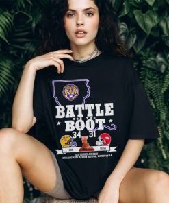 Nice Arkansas Razorback vs LSU Tigers Battle for the boot 2023 final score shirt, hoodie, sweater, long sleeve and tank top Nice Arkansas Razorback vs LSU Tigers Battle for the boot 2023 final score shirt