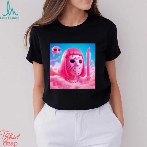 Nice pink Friday The 13th Jason T Shirt