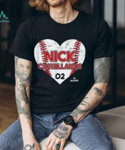 Nick Castellanos Heart Baseball T Shirt, hoodie, sweater, long sleeve and tank top Nick Castellanos Heart Baseball T Shirt