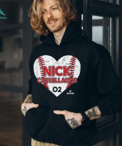 Nick Castellanos Heart Baseball T Shirt, hoodie, sweater, long sleeve and tank top Nick Castellanos Heart Baseball T Shirt