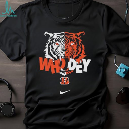 Nike Men's Cincinnati Bengals 'Who Dey' Black Pullover Hoodie