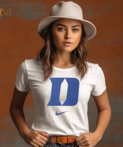 Nike Men's Duke Blue Devils White Logo T Shirt