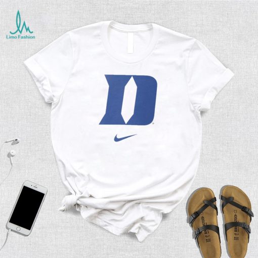 Nike Men’s Duke Blue Devils White Logo T Shirt