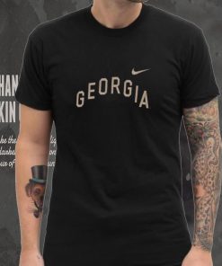 Nike Men's Georgia Bulldogs Club Fleece Arch Word Shirt