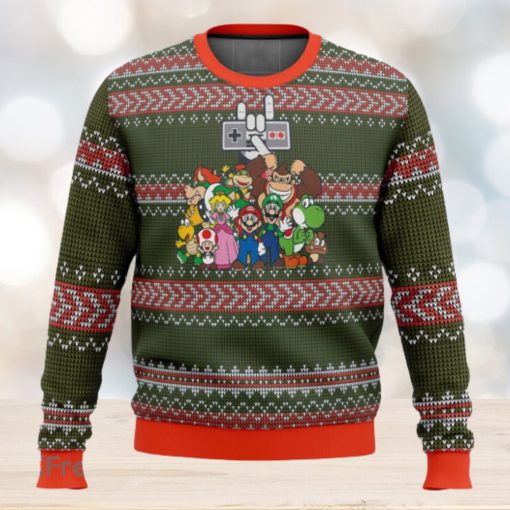 Nintendo 3D Ugly Christmas Sweater Christmas Holiday Gift