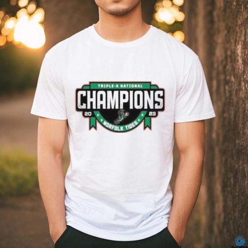 Norfolk Tides 2023 Triple A National Champions shirt