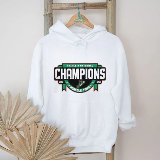 Norfolk Tides 2023 Triple A National Champions shirt