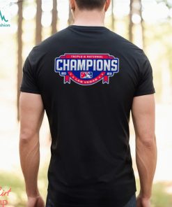 Norfolk Tides Triple A National Championship on field shirt