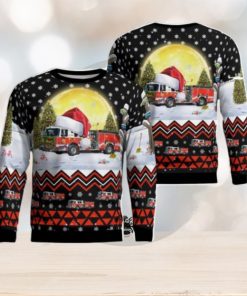 North Brunswick Volunteer Fire Company 2 Christmas AOP Ugly Sweater Xmas Christmas Hoilday Gift