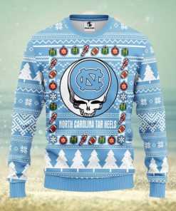 North Carolina Tar Heels Grateful Dead Ugly Christmas Sweater Men And Women Sport Fans Gift