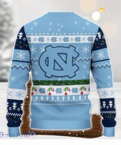 North Carolina Tar Heels NCAA Grinch Hand Funny Christmas Gift Ugly Christmas Sweater Gift Ideas For Fans