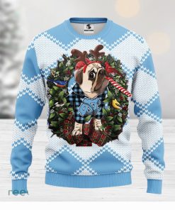 North Carolina Tar Heels Pub Dog Christmas Ugly Sweater