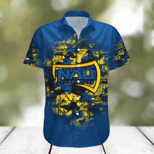 Northern Arizona Lumberjacks Hawaii Shirt Camouflage Vintage – NCAA