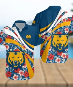 Northern Colorado Bears 3D Hawaiian Shirt Hibiscus Sport Style NCAA Summer Beach For Fans Gift