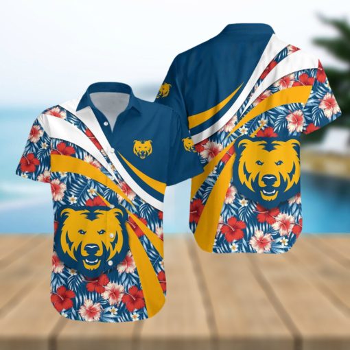 Northern Colorado Bears 3D Hawaiian Shirt Hibiscus Sport Style NCAA Summer Beach For Fans Gift