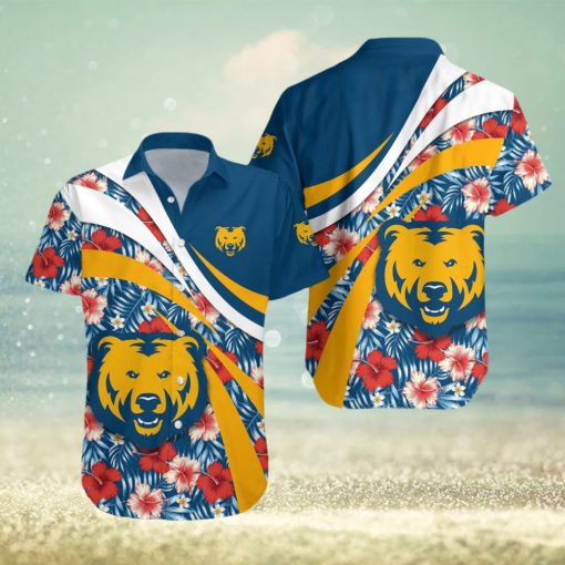 Northern Colorado Bears 3D Hawaiian Shirt Hibiscus Sport Style NCAA Summer Beach For Fans Gift