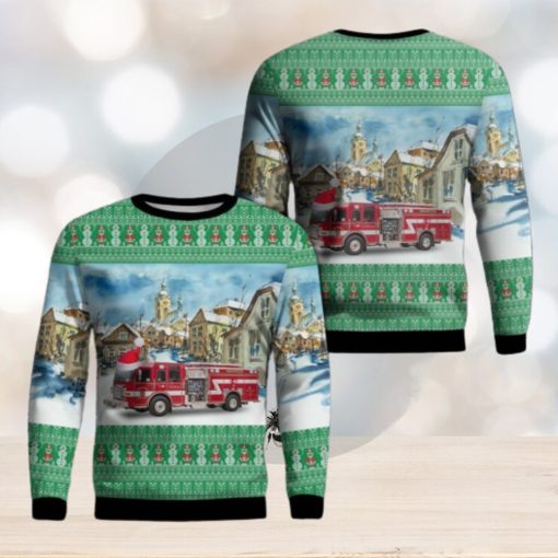 Northview Fire Department AOP Sweater Christmas Gift Sweater