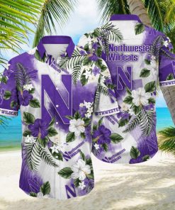 Northwestern Wildcats NCAA Hawaiian Shirt Beach Ballstime Aloha Shirt