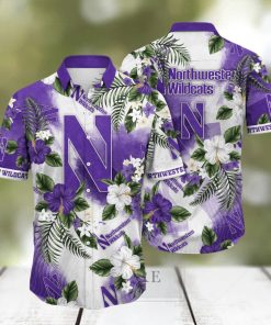 Northwestern Wildcats NCAA Hawaiian Shirt Beach Ballstime Aloha Shirt