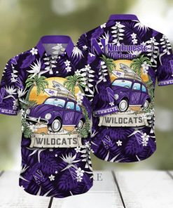 Northwestern Wildcats NCAA Hawaiian Shirt Vacationtime Aloha Shirt