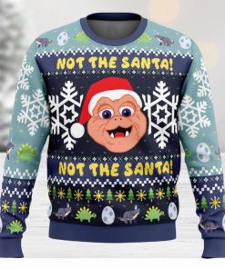 Not the Santa Dinosaurs Ugly Christmas Sweater