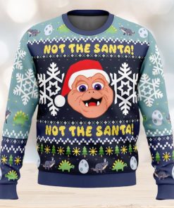 Not the Santa Dinosaurs Ugly Christmas Sweater