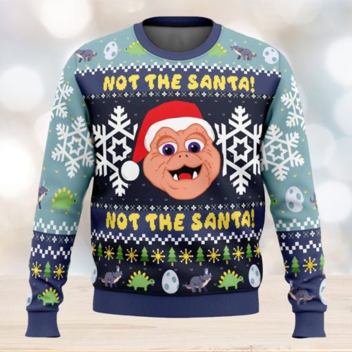 Not the Santa Dinosaurs Ugly Christmas Sweater